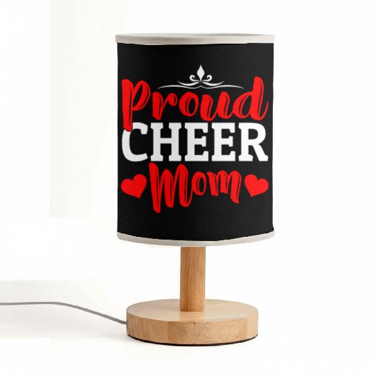Proud Cheer Mom Cheerleading Mommy Mother's Day Fabric Lamps