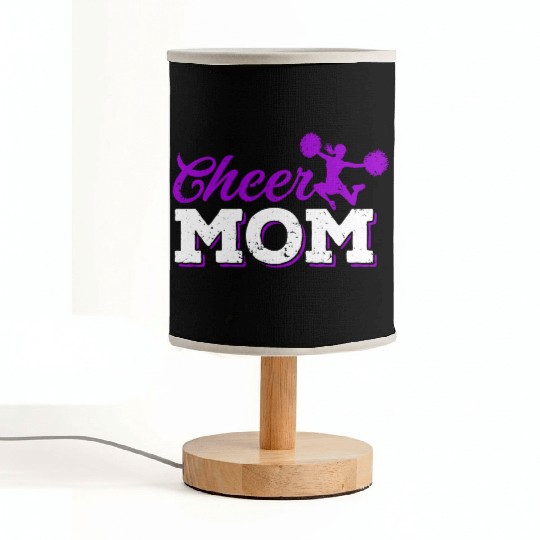 Cheer Mom Funny Cheerleading Mommy Mother's Day Fabric Lamps
