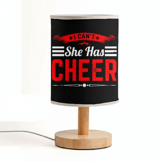 She Has Cheer Mom Cheerleading Mommy Mother's Day Fabric Lamps