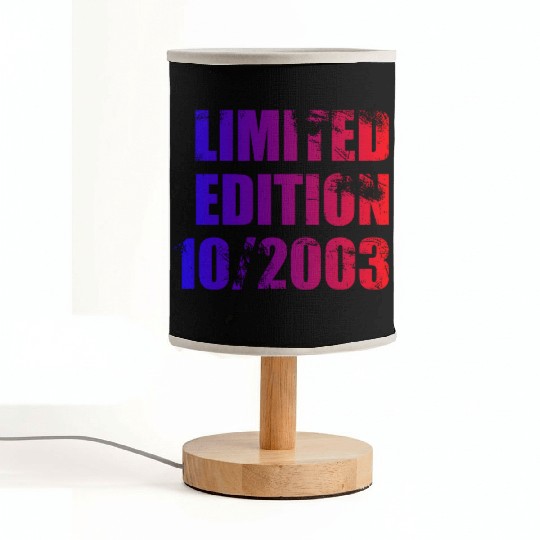 21st birthday Limited Edition 10/2003 Fabric Lamps