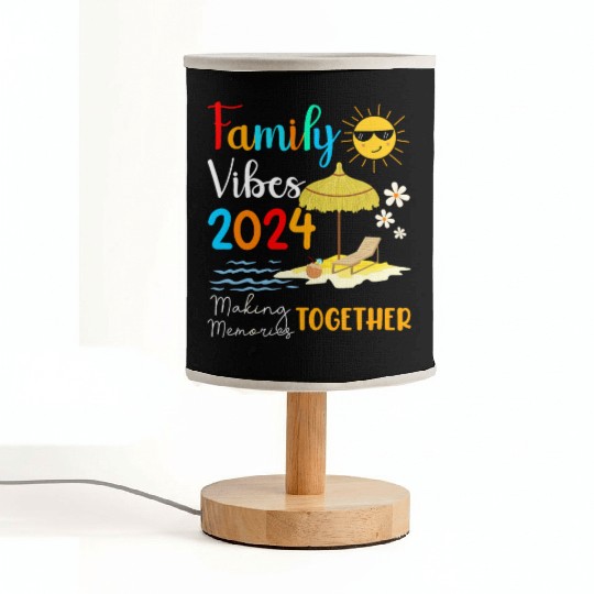 Family Cruise Ship Vacation Trip 2024 Family Fabric Lamps