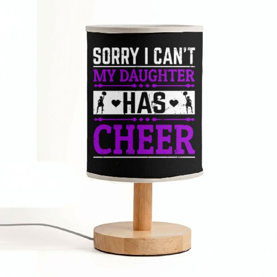 My Daughter Cheer Mom Cheerleading Mother's Day Fabric Lamps