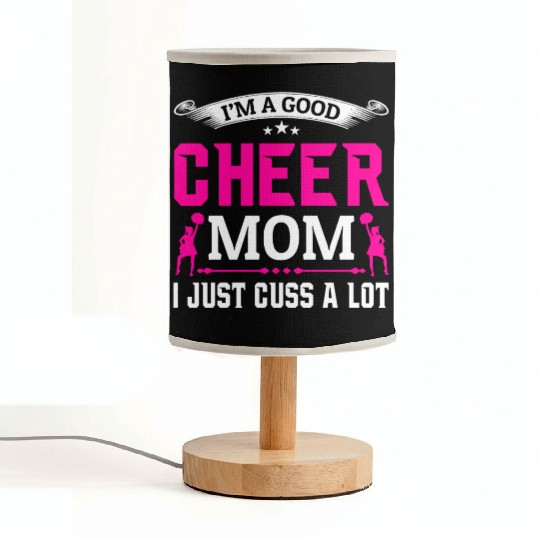 A Good Cheer Mom Cheerleading Mommy Mother's Day Fabric Lamps