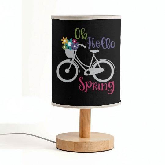 Oh Hello Spring Cycle Flower Season Fabric Lamps