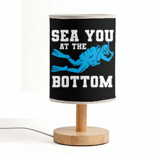 Scuba Diving Diver Fabric Lamps