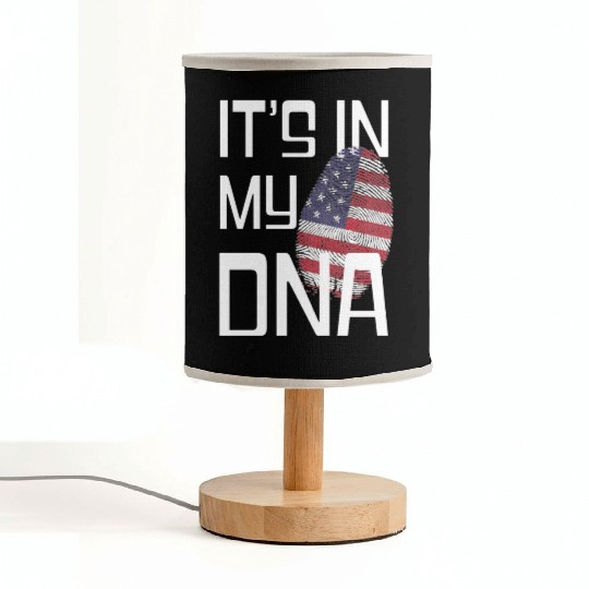 It's in my DNA - Love America Fabric Lamps