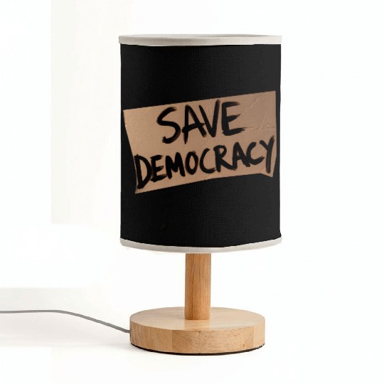Save Democracy Fabric Lamps