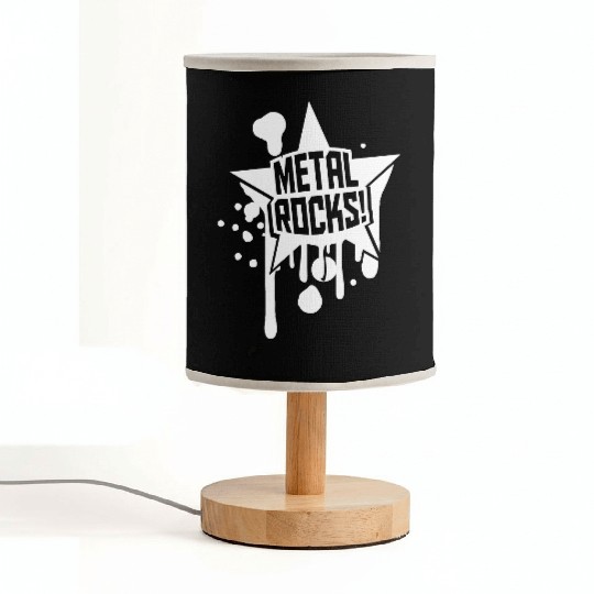 Heavy Metal Rocks Hard Rock Music Graffiti Star Fabric Lamps