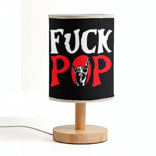 Fuck pop charts music heavy metal fun hand gesture Fabric Lamps