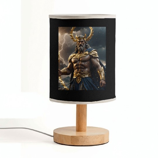 Zeus Jupiter Roman Greek God Fabric Lamps