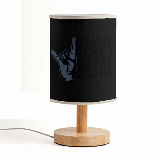 Heavy Metal Fun Hard Rock Music Horns Hand Gesture Fabric Lamps