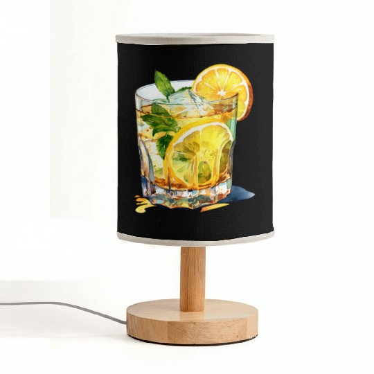 Lemonade Cocktail Drink Fabric Lamps