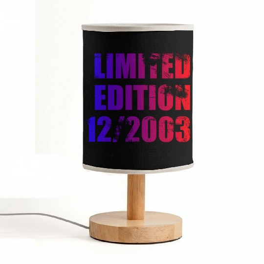 21st birthday Limited Edition 12/2003 Fabric Lamps