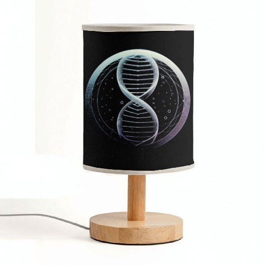 DNA double helix science tech biology design Fabric Lamps