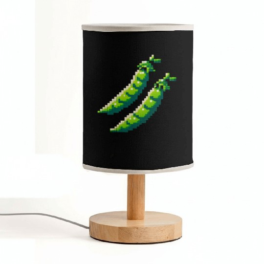 8 Bit Pixel Peas Fabric Lamps