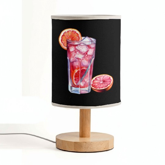 Grapefruit Citrus Cocktail Fabric Lamps