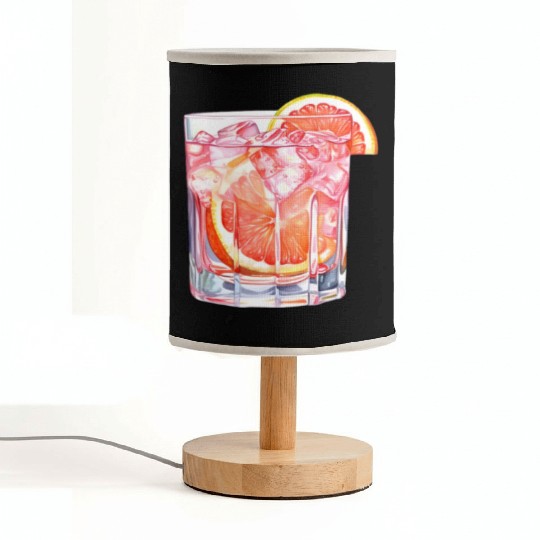 Grapefruit Citrus Cocktail Fabric Lamps