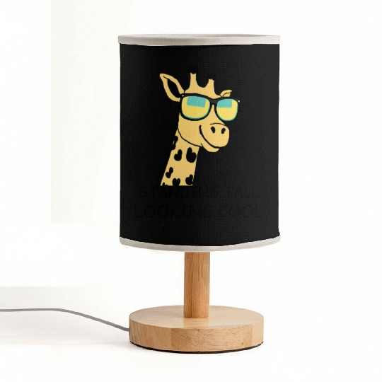 Giraffe in Sunglasses Fabric Lamps