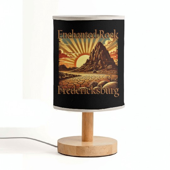 Enchanted Rock nature hiking in Fredericksburg Fabric Lamps