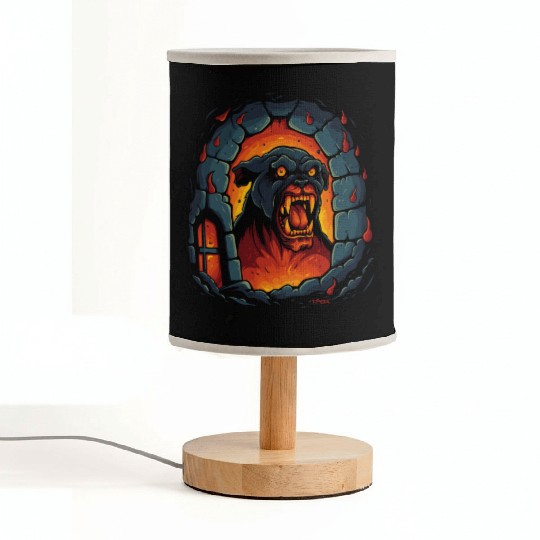 Hellhound: Dog of the Hell Dungeon Fabric Lamps