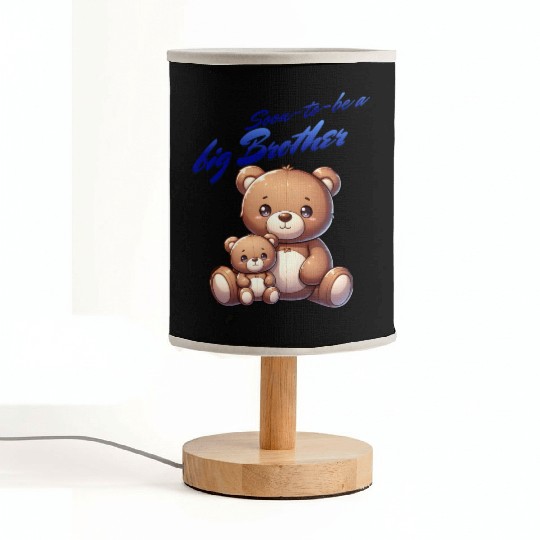 I'm Going To Be A Big Brother Cute Teddy Bears, Fabric Lamps