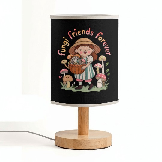 Fungi Friends Forever Fabric Lamps