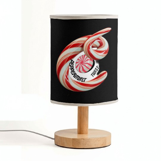 Peppermint Candy Fabric Lamps