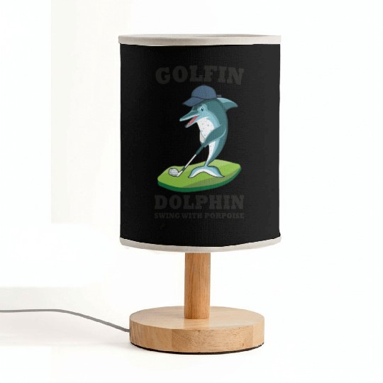 Funny Animal Golfin Dolphin Swing with Porpoise Fabric Lamps