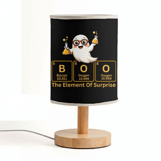 Boo - The Element of Surprise Chemistry Ghost Fabric Lamps
