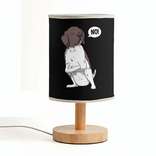GSP Lovers Funny German Shorthaired Pointer Dog Fabric Lamps