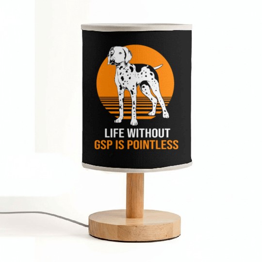 GSP Mom Dog Lovers German Shorthaired Pointer Dog Fabric Lamps