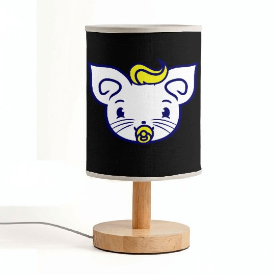 Baby Cat Cute Pacifier Kitten Toddler Child Face Fabric Lamps