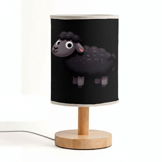 BLACK SHEEP for the Black Sheep of the family! Fabric Lamps