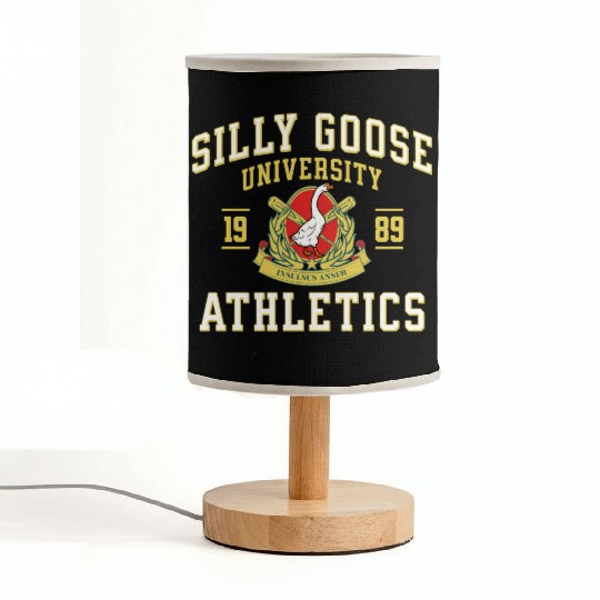 Silly Goose University Athletics Funny Goose Sport Fabric Lamps