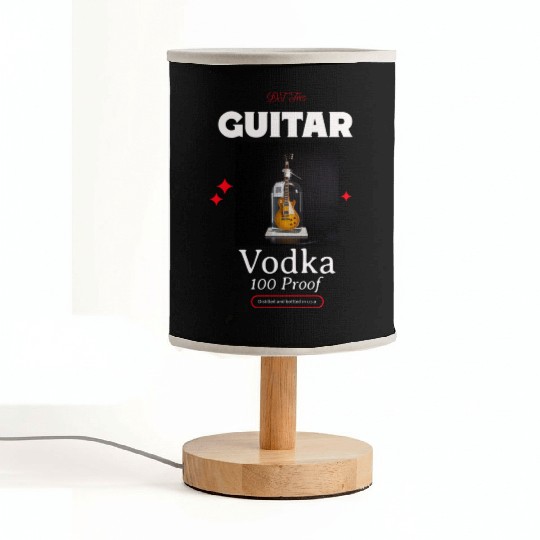 Guitar Vodka Fabric Lamps
