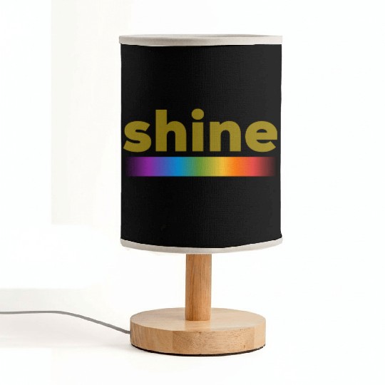Shine. Light spectrum line. Fabric Lamps