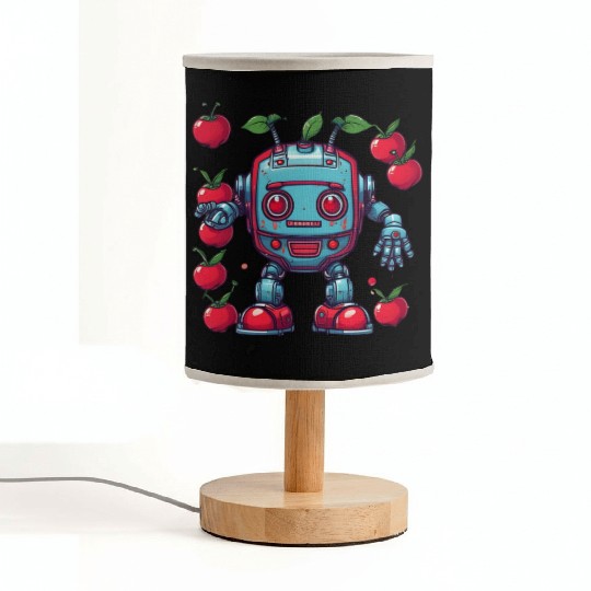 Robot Cherry Fabric Lamps