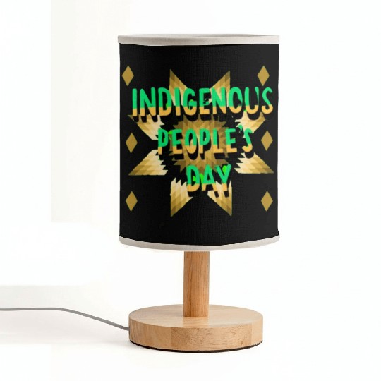 Indigenous People Logos Fabric Lamps