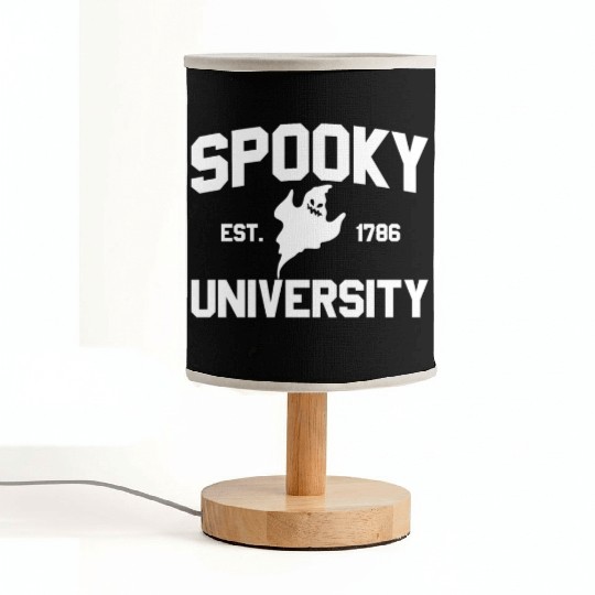 Spooky University Established 1786 Ghost U Spookyu Fabric Lamps