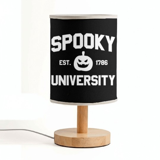 Spooky University Established 1786 Pumpkin Uspooky Fabric Lamps