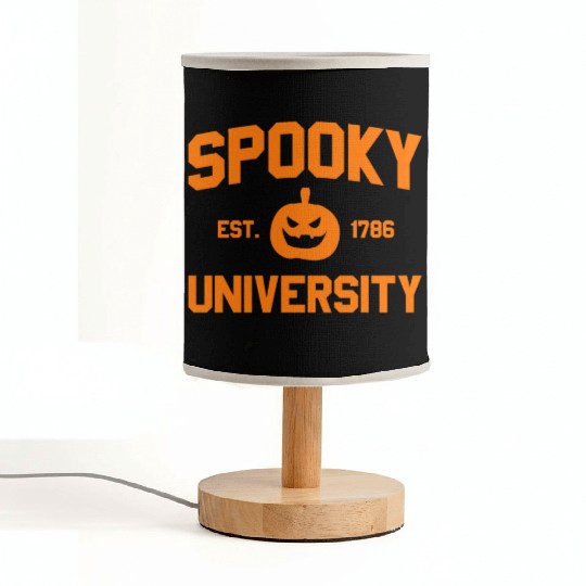 Spooky University Established 1786 Pumpkin Uspooky Fabric Lamps