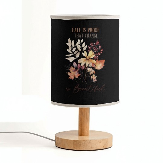 Beautiful Change - Fall Leaves Inspiration Fabric Lamps