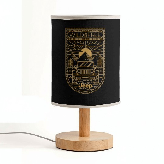 Jeep Wild and Free Fabric Lamps