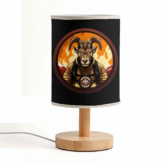 Capricorn Firefighter Fabric Lamps