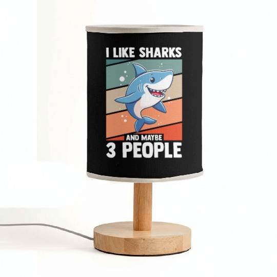 Funny Shark Design | Animal Shark Fabric Lamps