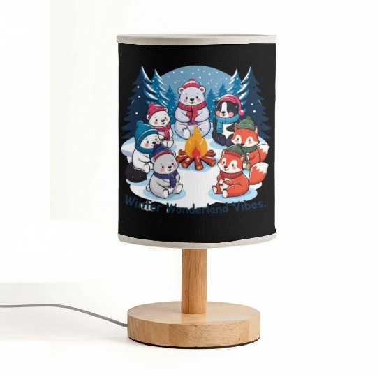 Winter wonderland vibes Fabric Lamps