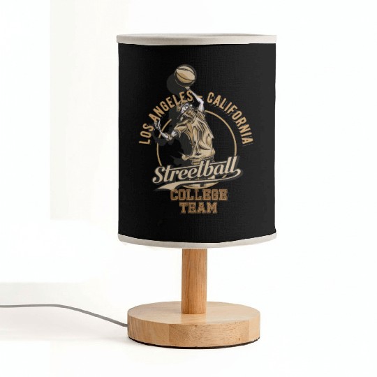 Los Angeles Streetball College Team log Fabric Lamps