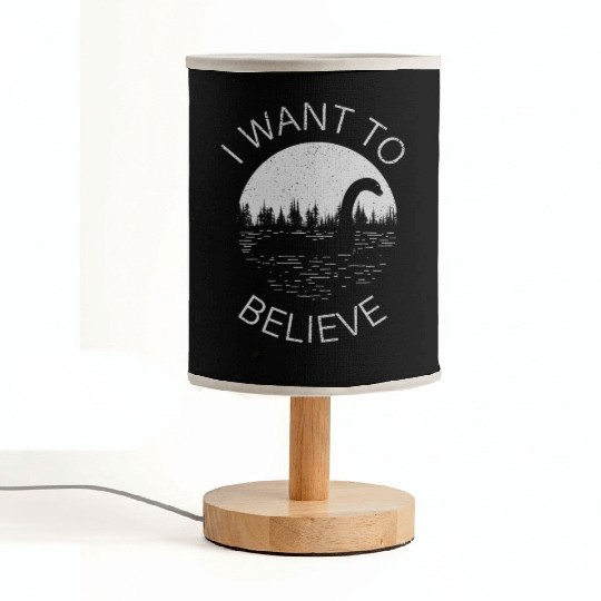 I Want To Believe -Nessie Fabric Lamps