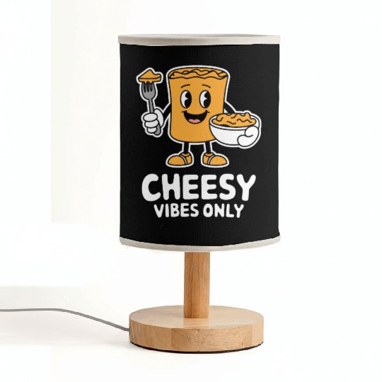 Cheesy Vibes Only Cartoon Delight Fabric Lamps
