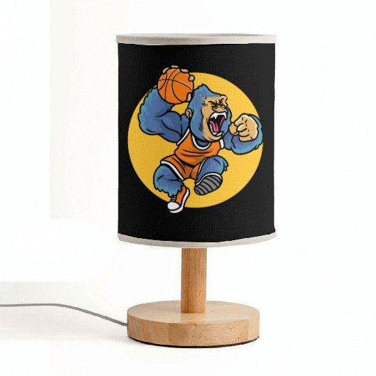 Basket Sports Baller Basketball Gorilla Fabric Lamps